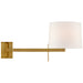 Sweep One Light Wall Sconce in Soft Brass