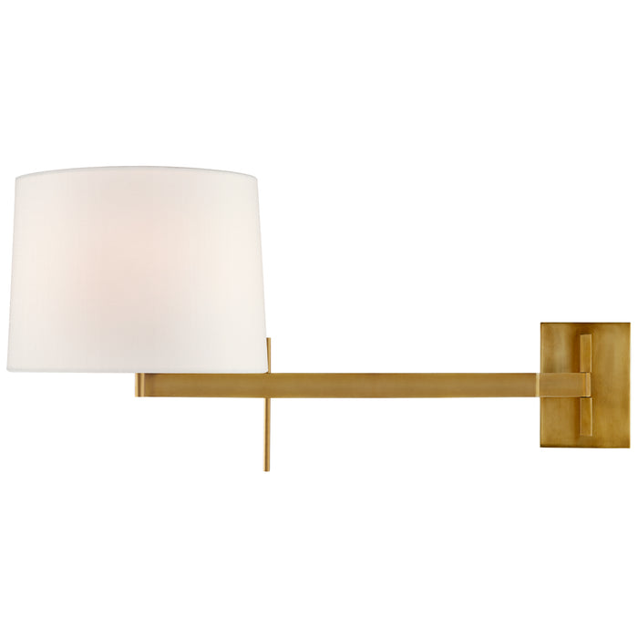 Sweep One Light Wall Sconce in Soft Brass