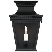 Elsinore Small 3/4 Outdoor Wall Lantern in Black