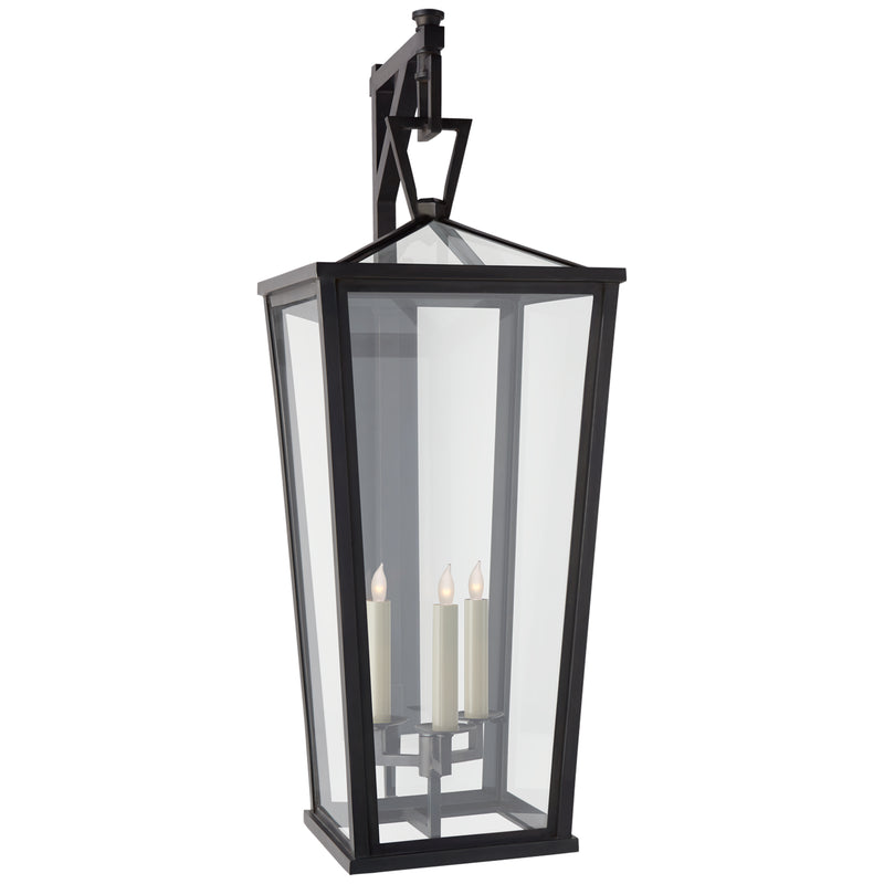 DarlanaO Three Light Wall Lantern in Bronze