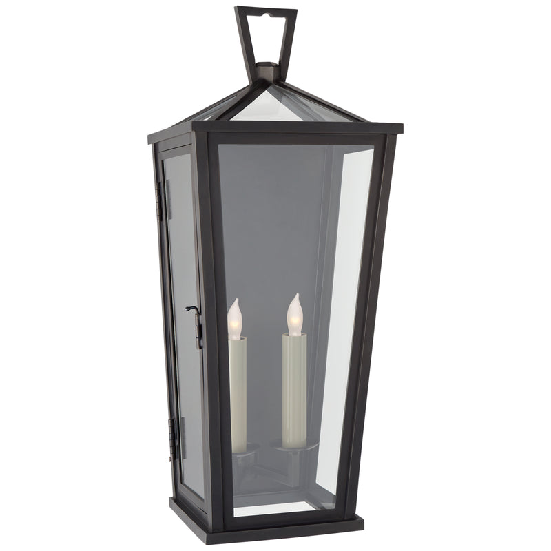 DarlanaO Two Light Wall Lantern in Bronze