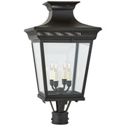 Elsinore Medium 4-Light Outdoor Post Light in Black