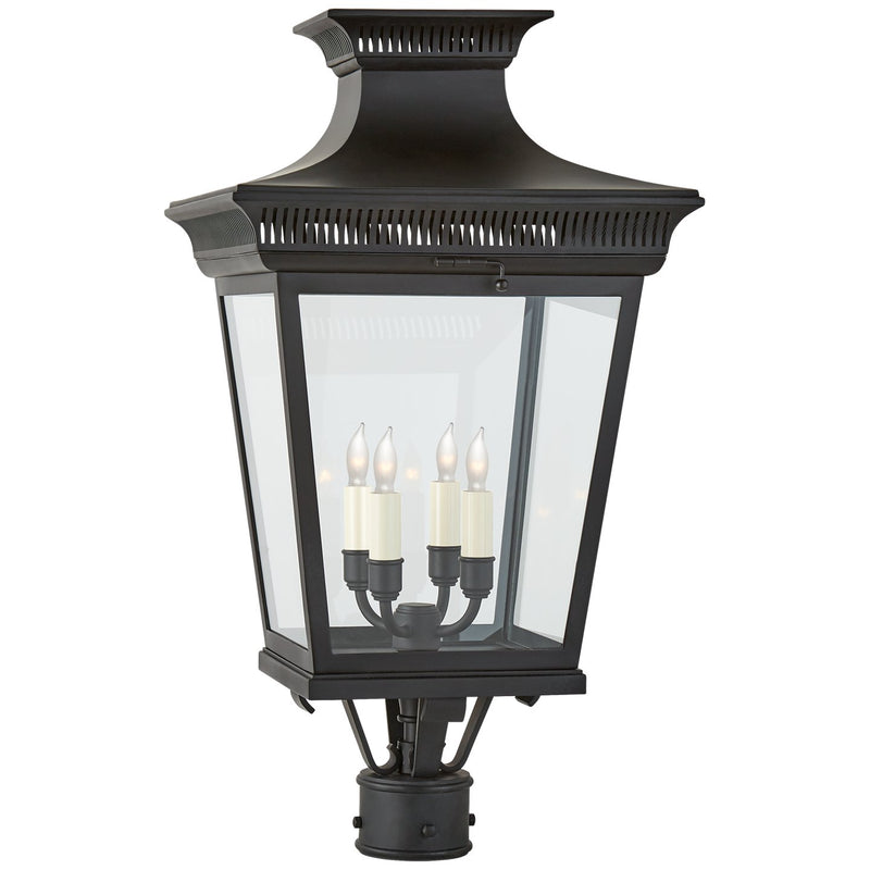 Elsinore Medium 4-Light Outdoor Post Light in Black