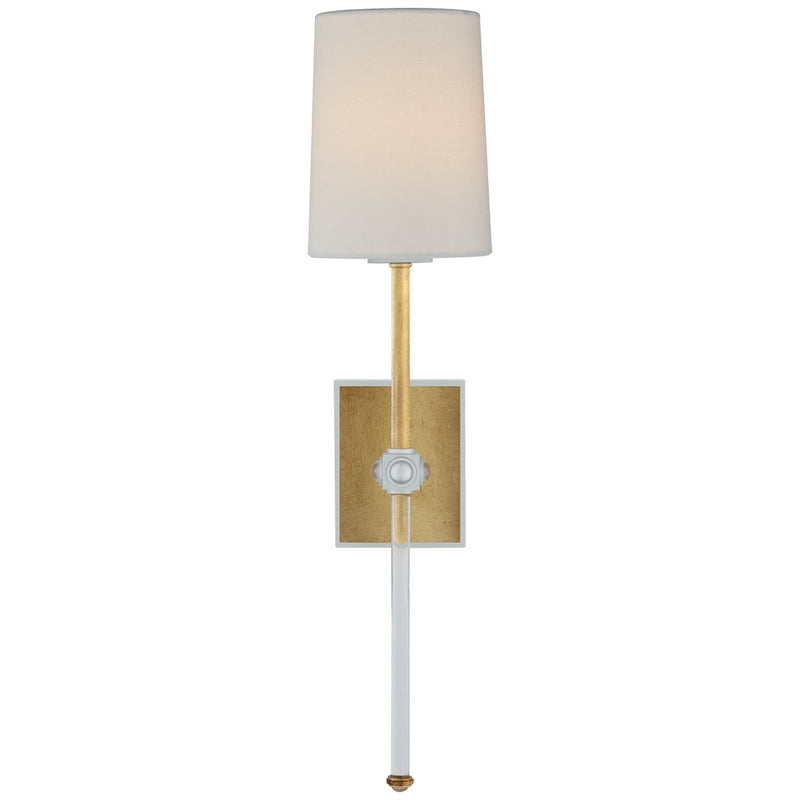 Lucia Medium Tail Wall Sconce in Gild and Crystal