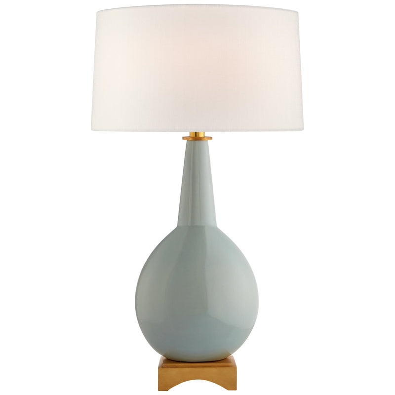Antoine Large Table Lamp in Pale Blue
