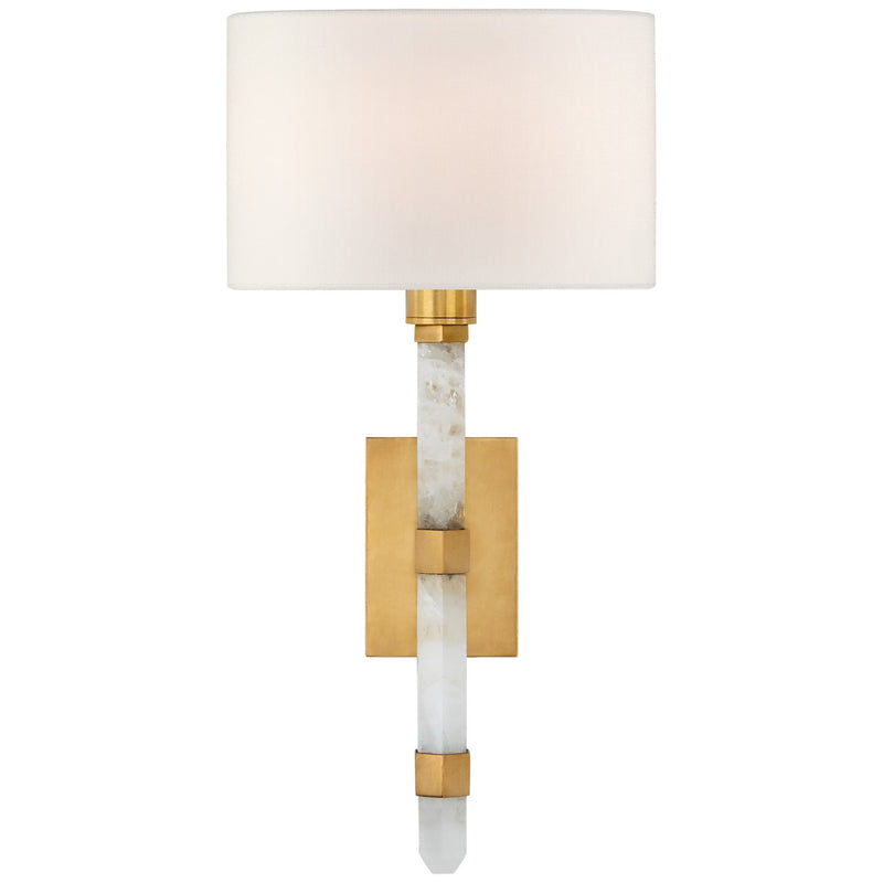 Adaline Small Tail Wall Sconce in Antique-Burnished Brass
