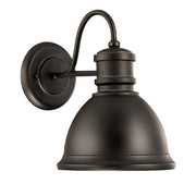 Small Barn Light Outdoor Wall Sconce in Old Bronze
