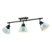 Duncan Semi-Flush - Track Light (Convertible) in Matte Black