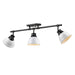 Duncan Semi-Flush - Track Light (Convertible) in Matte Black