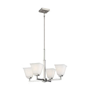 Ellis Harper 4-Light Chandelier in Brushed Nickel