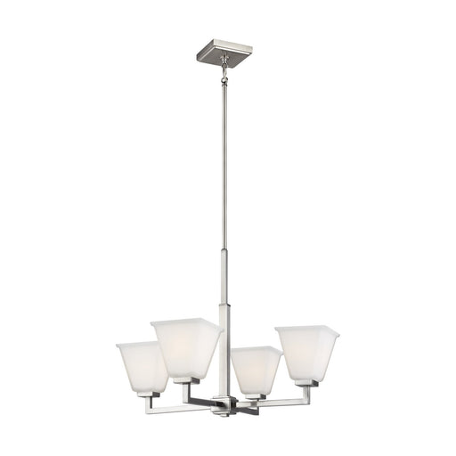 Ellis Harper 4-Light Chandelier in Brushed Nickel