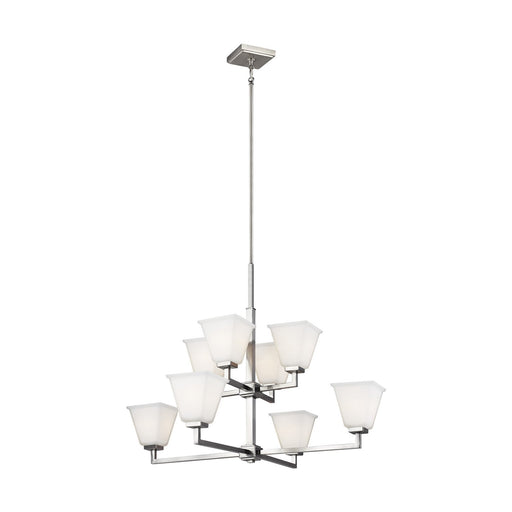 Ellis Harper 8-Light Chandelier in Brushed Nickel
