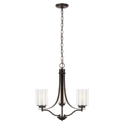 Elmwood Park 3-Light Chandelier in Bronze