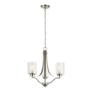 Elmwood Park 3-Light Chandelier in Brushed Nickel