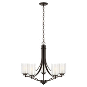 Elmwood Park 5-Light Chandelier in Bronze