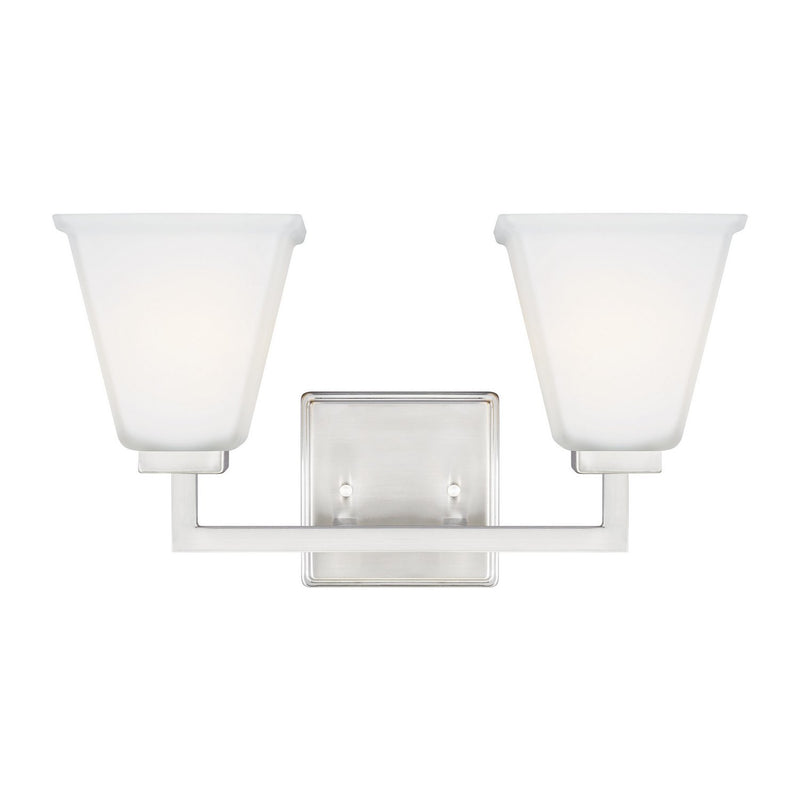 Ellis Harper 2-Light Bath Vanity Light in Brushed Nickel