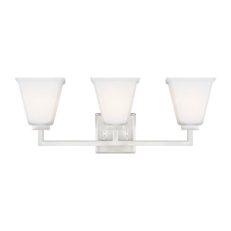 Ellis Harper 3-Light Bath Vanity Light in Brushed Nickel