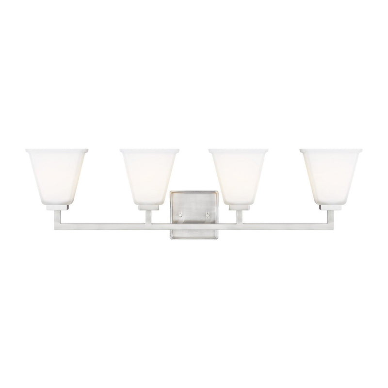 Ellis Harper 4-Light Bath Vanity Light in Brushed Nickel