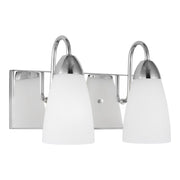 Seville 2-Light Bath Vanity Light in Chrome
