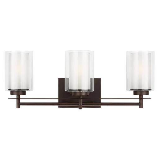 Elmwood Park Three Light Wall / Bath in Bronze