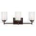 Elmwood Park Three Light Wall / Bath in Bronze