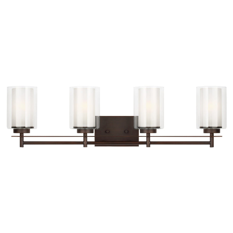 Elmwood Park 4-Light Bath Vanity Light in Bronze