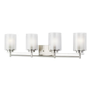Elmwood Park 4-Light Bath Vanity Light in Brushed Nickel