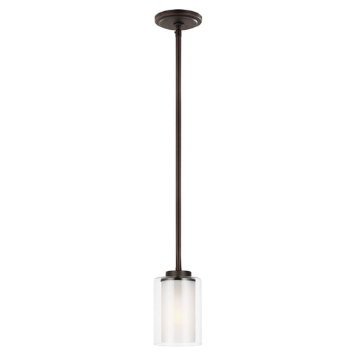 Elmwood Park Mini Pendant in Bronze