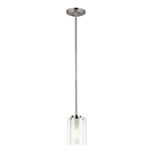 Elmwood Park Mini Pendant in Brushed Nickel
