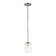 Elmwood Park Mini Pendant in Brushed Nickel