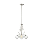 Bronzeville Medium Pendant in Brushed Nickel