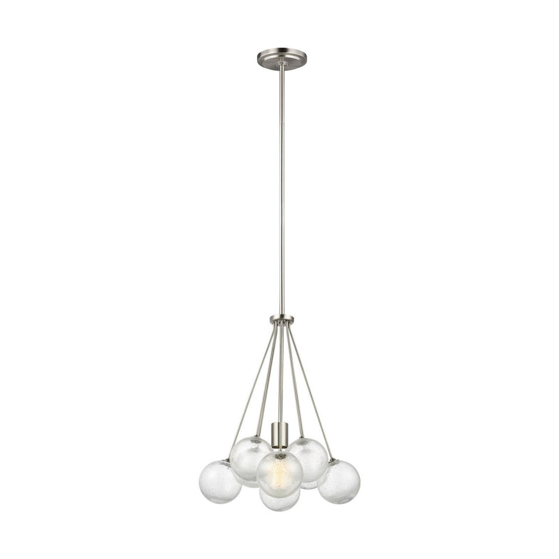 Bronzeville Medium Pendant in Brushed Nickel