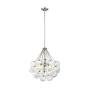 Bronzeville 3-Light Large Pendant in Brushed Nickel