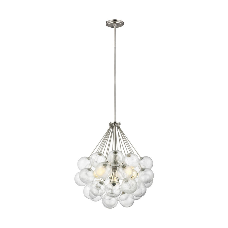 Bronzeville 3-Light Large Pendant in Brushed Nickel