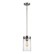 Zire Pendant in Brushed Nickel