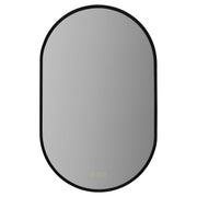 Pildora 20" x 32" LED Capsule Mirror in Matte Black