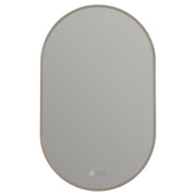 Pildora 20" x 32" LED Capsule Mirror in Satin Nickel