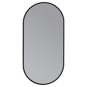 Pildora 21" x 42" LED Capsule Mirror in Matte Black