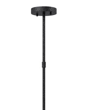 Denison Medium Outdoor Lantern in Black / Frosted White