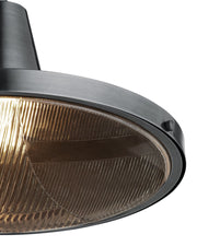 Mariner Outdoor Pendant in Antique Silver / Clear