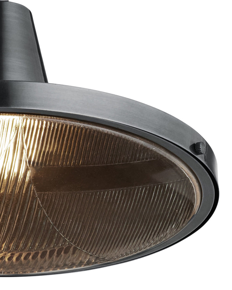 Mariner Outdoor Pendant in Antique Silver / Clear