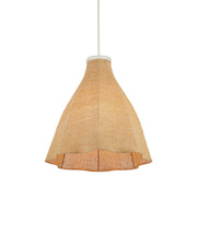 Cabo Medium Outdoor Pendant in Natural / Cream / White