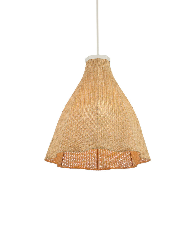 Cabo Medium Outdoor Pendant in Natural / Cream / White