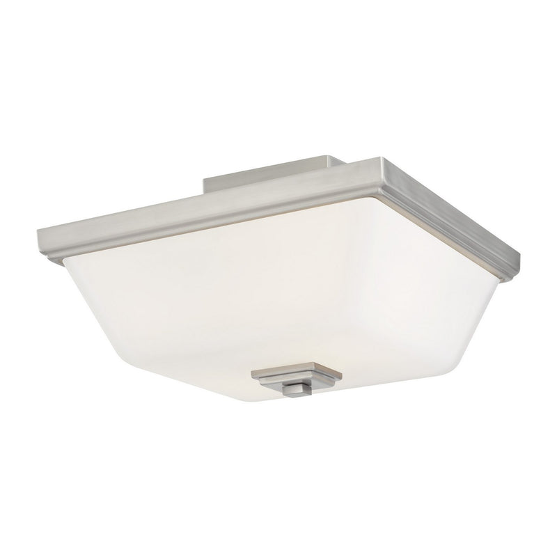 Ellis Harper 2-Light Semi-Flush Mount in Brushed Nickel