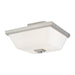 Ellis Harper Two Light Semi-Flush Mount in Brushed Nickel