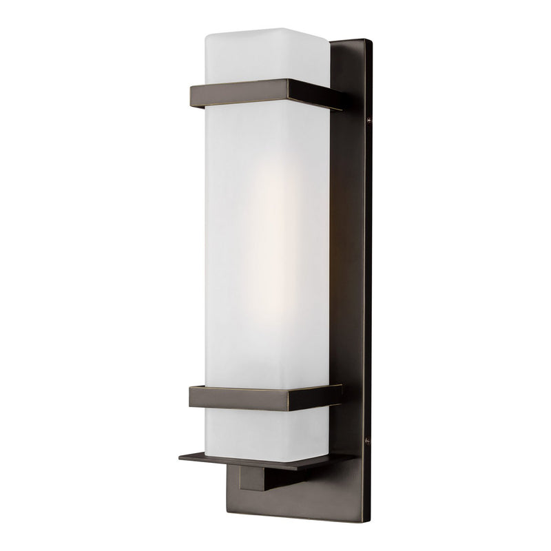 Alban Small Outdoor Wall Lantern 8520701 in Antique Bronze