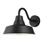 Barn Light Medium Outdoor Wall Sconce in Black