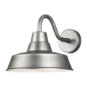 Barn Light Medium 1-Light Outdoor Wall Lantern in Weathered Pewter - Lamps Expo
