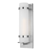 Alban Large Outdoor Wall Lantern 8718301 in Satin Aluminum