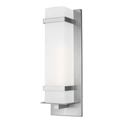 Alban Large Outdoor Wall Lantern 8720701 in Satin Aluminum